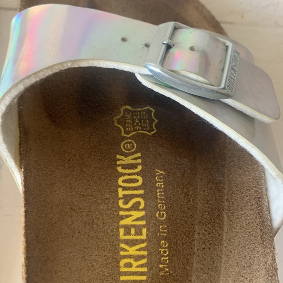 Silver slide Birkenstocks - Picture 5 of 5